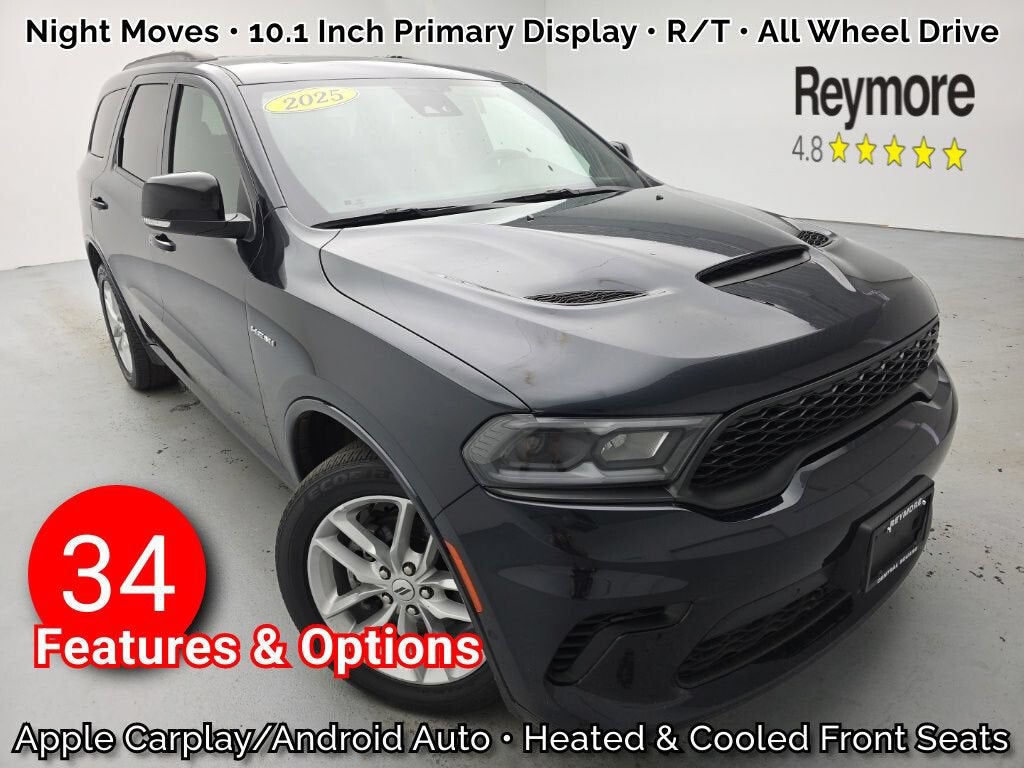 2025 Dodge Durango R/T in Bl — front three-quarter view