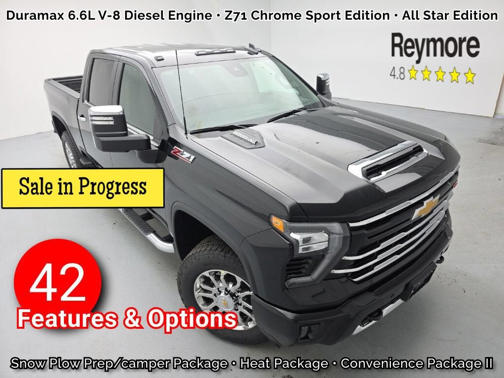 2026 Chevrolet Silverado 3500 HD LT in Black — front three-quarter view