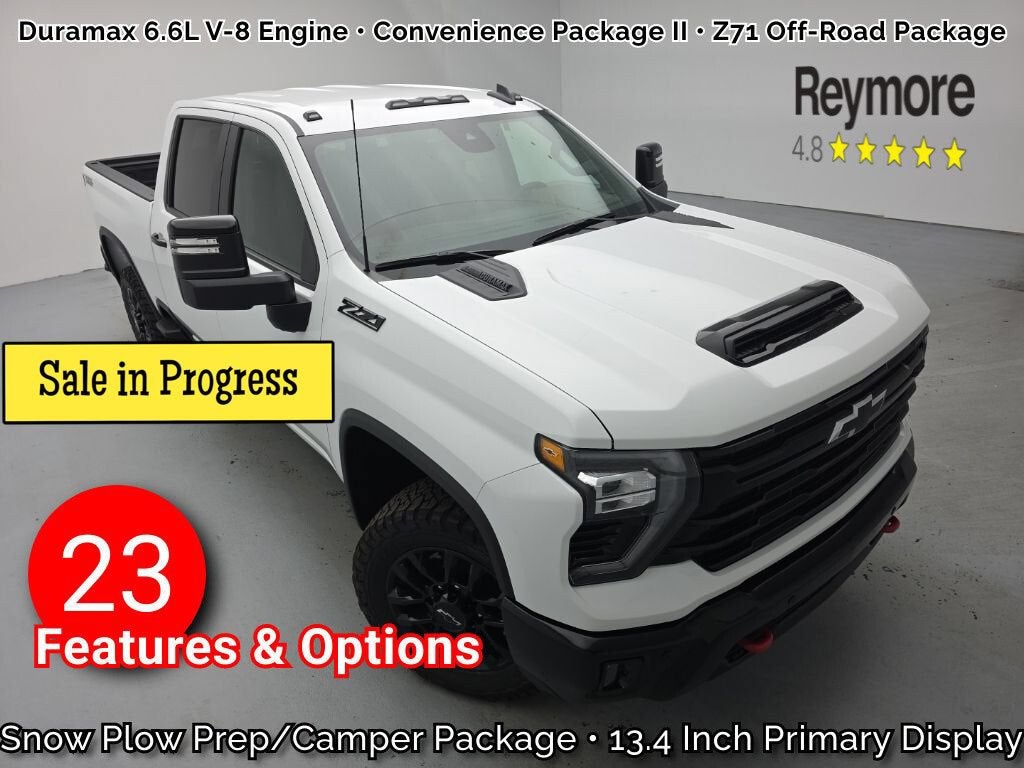 2026 Chevrolet Silverado 3500 HD LT in Summit White — front three-quarter view