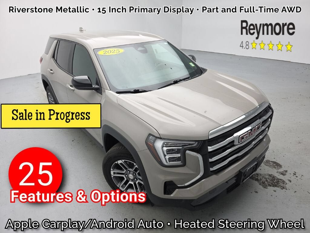 2025 GMC Terrain Elevation in Riverstone Metallic — front three-quarter view