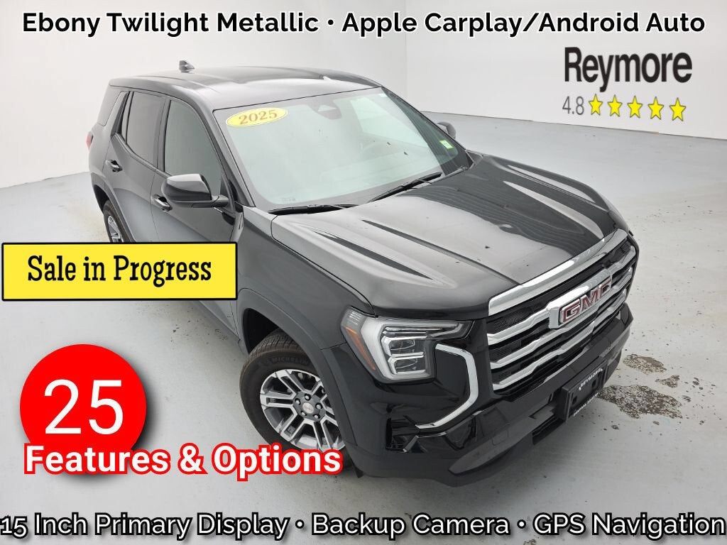2025 GMC Terrain Elevation in Ebony Twilight Metallic — front three-quarter view